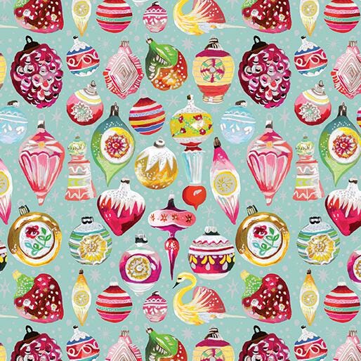 Magical Season 10" Fabric Squares, Benartex MGS10PK, Precut 10" Iconic Christmas Xmas Layer Cake Fabric Squares, Katie Daisy