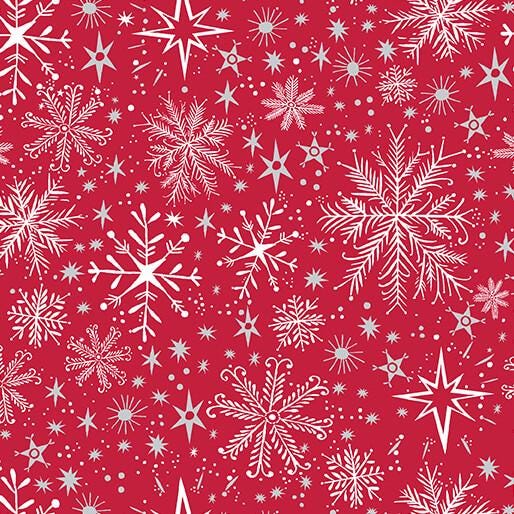 Magical Season 10" Fabric Squares, Benartex MGS10PK, Precut 10" Iconic Christmas Xmas Layer Cake Fabric Squares, Katie Daisy