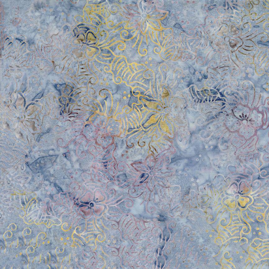 Tonga Riverside Batik 10" Squares, Timeless Treasures Tonga Treats Ember, 10" Precut Navy Blue Beige Batik Layer Cake Squares