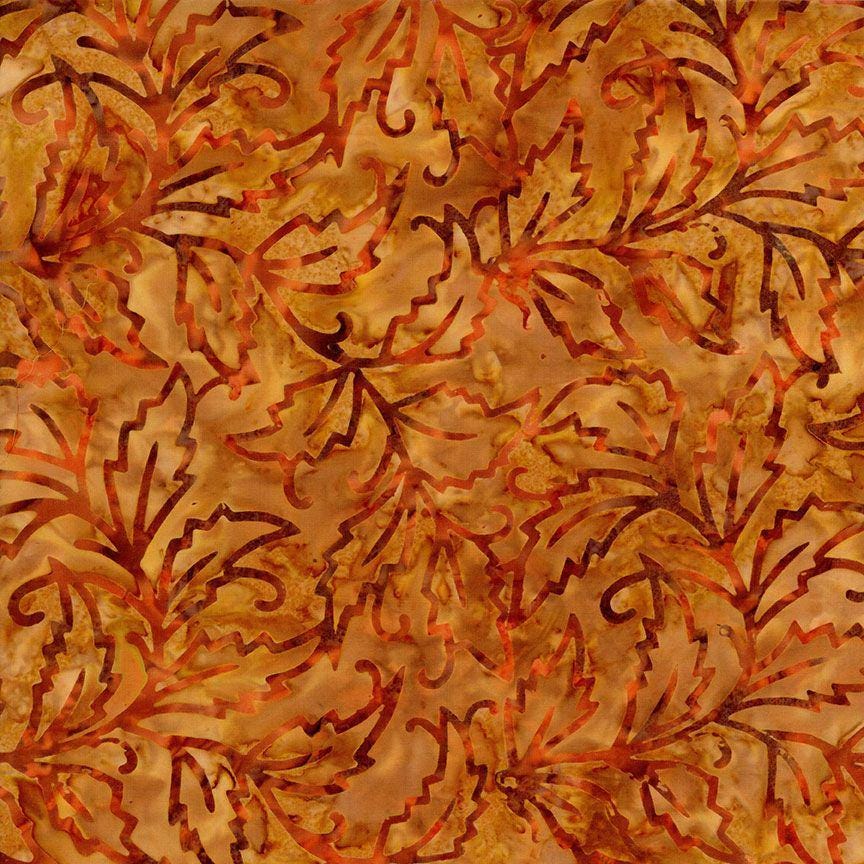 Tonga Ember Batik 10" Squares, Timeless Treasures Tonga Treats Ember, 10" Precut Brown Gold Rust Green Batik Layer Cake Squares