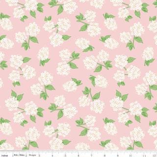 Correspondence 5" Stacker, Riley Blake 5-17560-42, 5" Precut Blue Green Pink Floral Fabric Squares, Beverly McCullough