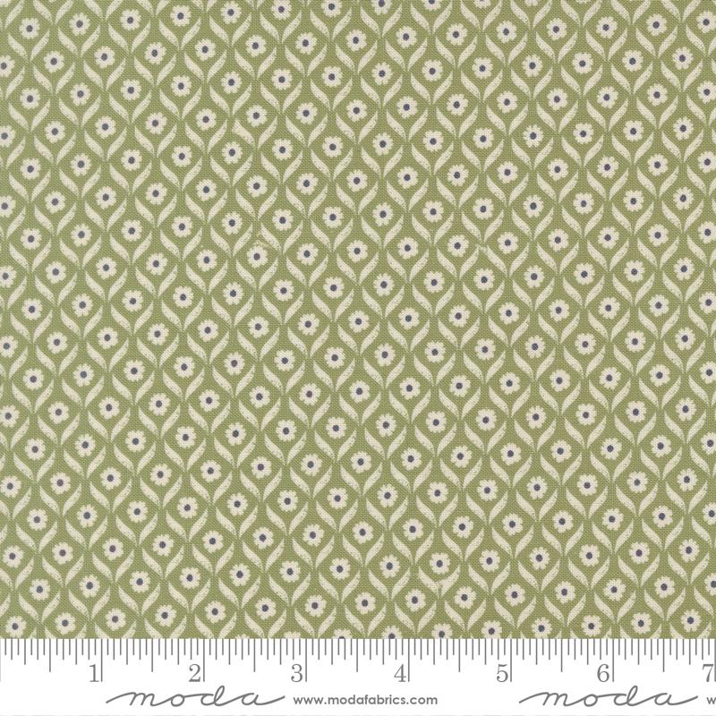 True Love 5" Charm Pack, Moda 5260PP, 5" Precut Blue Green Tan Floral Fabric Squares, Lella Boutique