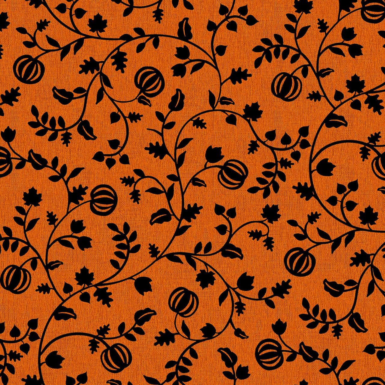 Pumpkin Grove 5" Charm Pack, Maywood Studio CP-MASPUGR, 5" Precut Orange Black Taupe Cream Halloween Fabric Squares