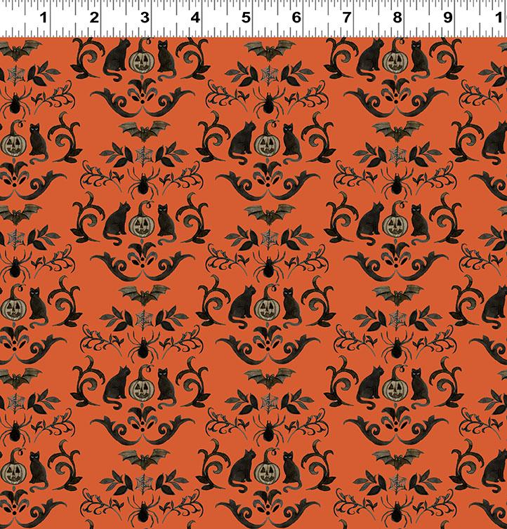 Emerald Hollow 20 Fat Quarters Halloween Fabric Bundle, Clothworks FQ0551, Cotton Halloween Quilt Fabric, Sue Zipkin