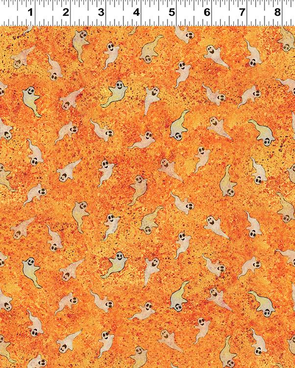 Emerald Hollow 20 Fat Quarters Halloween Fabric Bundle, Clothworks FQ0551, Cotton Halloween Quilt Fabric, Sue Zipkin