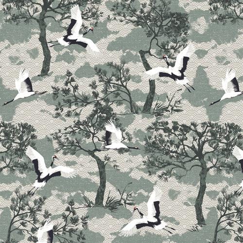 Soar 10" Fabric Wonders Squares, Art Gallery Fabrics 10W-SOA, AGF Studio 10" Precut Japanese Themed Layer Cake Fabric Squares, Roccella