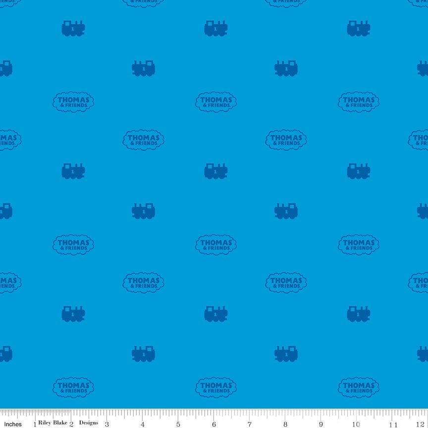 Thomas and Friends All Aboard 18 Fat Quarter Bundle, Riley Blake FQ-11000-18, Precut 18 x 22 Thomas Tank Engine Fabric Bundle