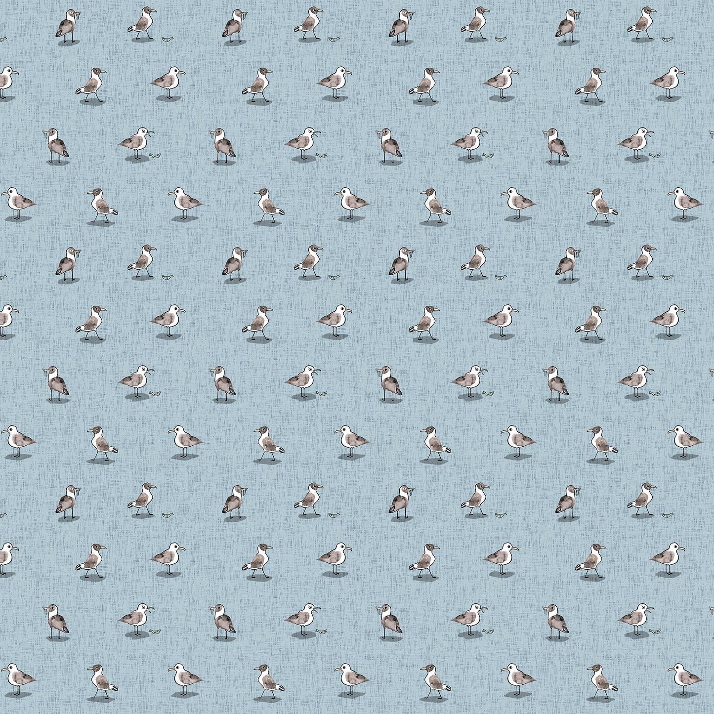 Calm Waters 12 Piece Fat Quarter Bundle, Figo FQCALMW12-10, Brown Blue Gray Whale Nautical Ocean Quilt Fabric, 18 x 22 Fabric Cuts