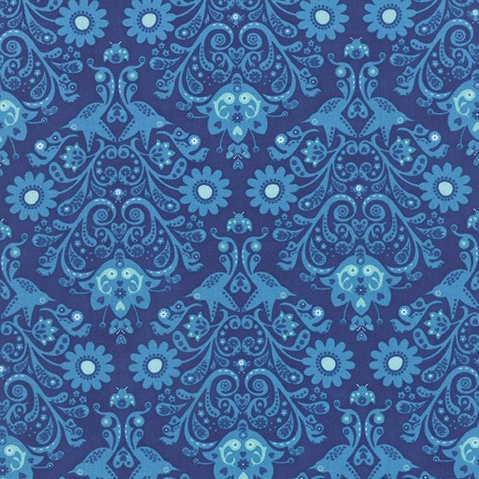 On the Wing OOP Charm Pack Fabric, Moda 35260PP, 5" Precut Quilt Floral Butterfly Birds Juvenile Fabric Squares, Abi Hall