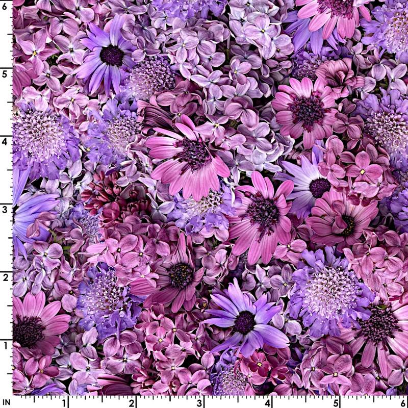 Hand Picked First Light OOP Charm Pack, Maywood Studio CP-MASHPFL, Precut 5" Multicolored Realistic Floral Charm Pack Fabric Squares