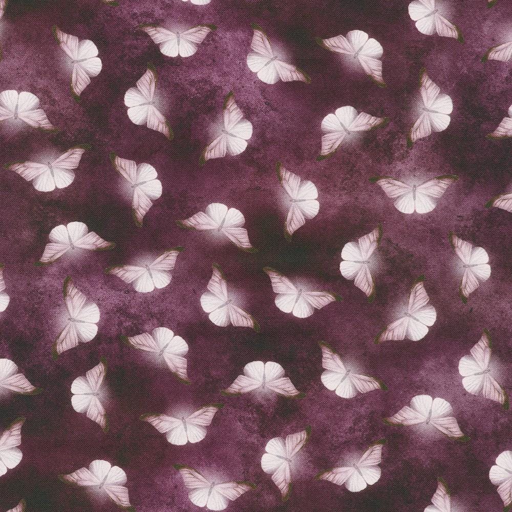 Ravenwood 5" Halloween Charm Squares, Robert Kaufman CHS-1394-42, 5" Precut Halloween Crows Skulls Floral Fabric Squares