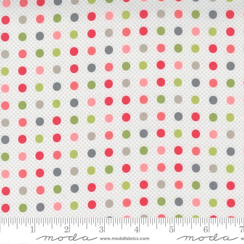 Beautiful Day Charm Pack OOP, Moda 29130PP, 5" Precut Red Pink Green Gray Floral Fabric Squares, Corey Yoder