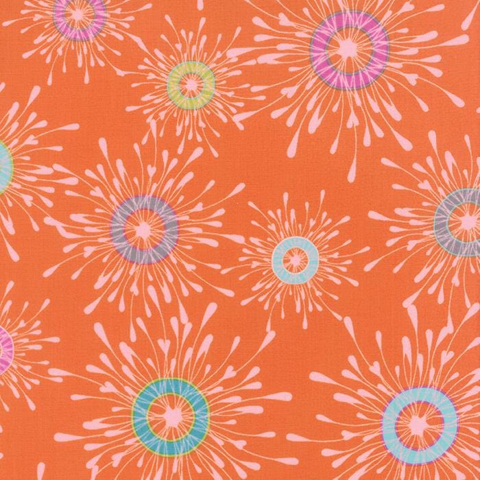 Flow Charm Pack OOP, Moda 1590PP, 5" Precut Modern Contemporary Pink Green Gray Blue Orange Geometric Charm Pack Fabric Squares, Zen Chic