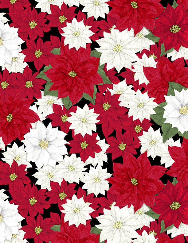 Cardinal Charm 5 Karat Crystals, Wilmington Prints 895-508, Precut 5" Christmas Cardinals Floral Fabric Squares Charm Pack