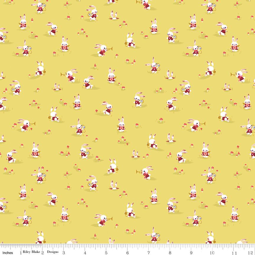 Down the Rabbit Hole 5" Stacker, Riley Blake 5-12940-42, 5" Precut Alice in Wonderland Fairy Tale Charm Pack Fabric Squares, Jill Howarth