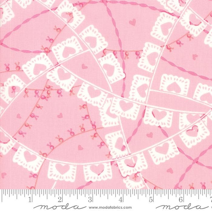 Llama Love 5" Charm Pack OOP, Moda 19920PP, 5" Precut Pink Blue Llama Fabric Squares, Valentine's Day Charm Pack Fabric, Deb Strain