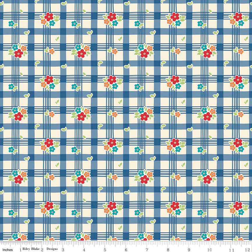 Road Trip 5" Stacker OOP, Riley Blake 5-5620-42, Precut 5" Bears Camping Travel Themed Juvenile Novelty Fabric Squares