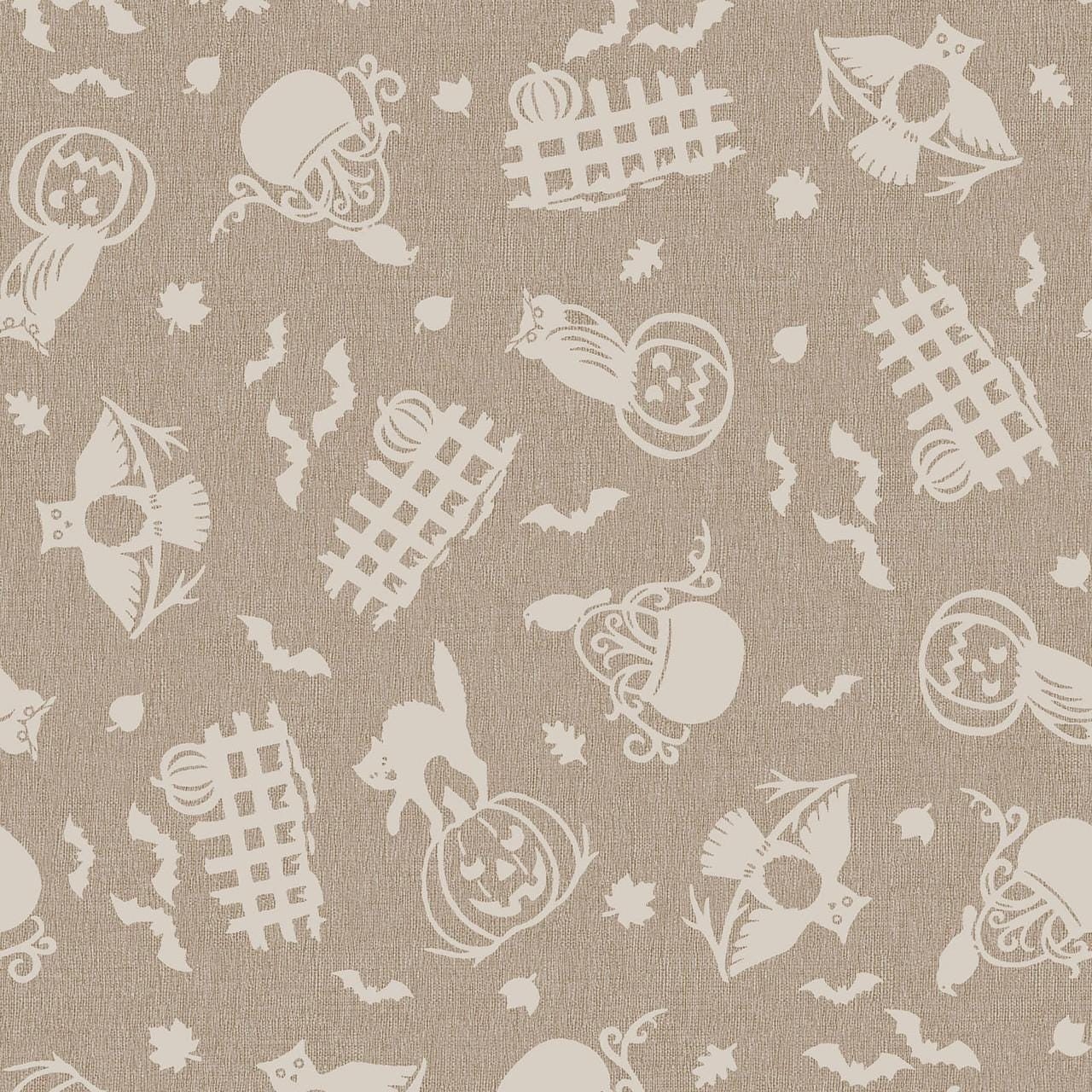 Pumpkin Grove 5" Charm Pack, Maywood Studio CP-MASPUGR, 5" Precut Orange Black Taupe Cream Halloween Fabric Squares