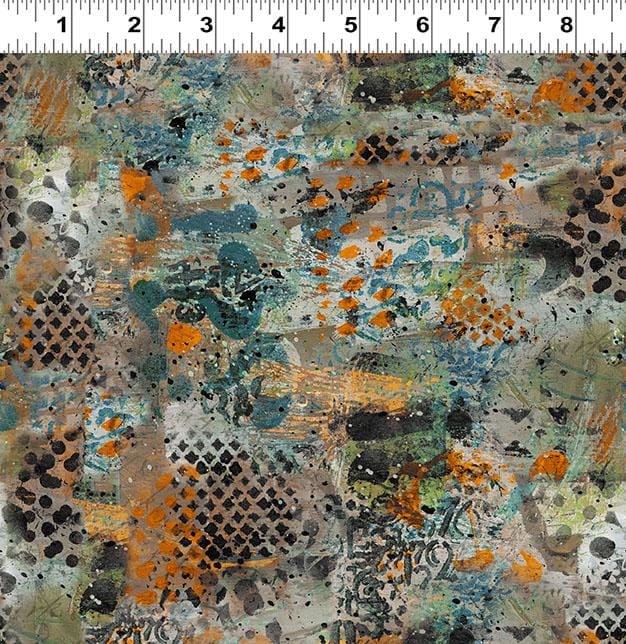 Emerald Hollow 20 Fat Quarters Halloween Fabric Bundle, Clothworks FQ0551, Cotton Halloween Quilt Fabric, Sue Zipkin