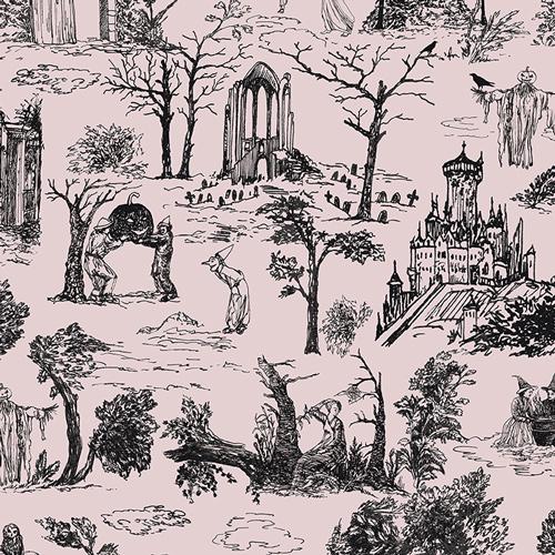 Enshadow 10" Fabric Wonders Squares, Art Gallery Fabrics 10W-ENW, AGF Studio 10" Precut Halloween Layer Cake Fabric Squares, Roccella