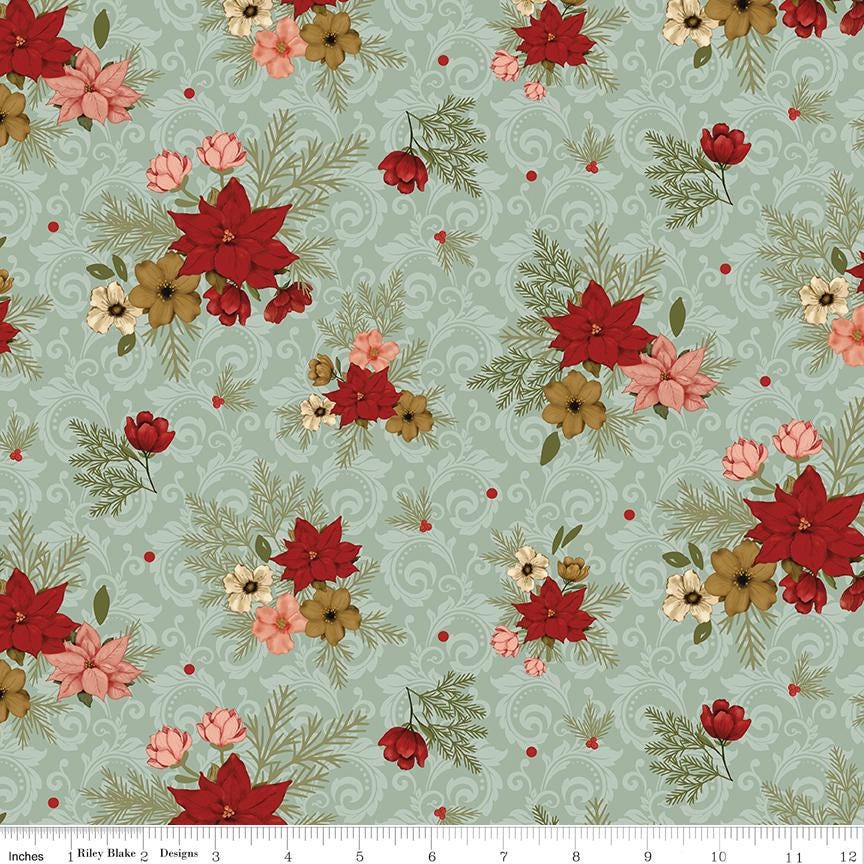 Christmas Greetings 10" Stacker, Riley Blake 10-17660-42, 10" Precut Christmas Xmas Fabric Squares, Christmas Layer Cake, Sandy Gervais