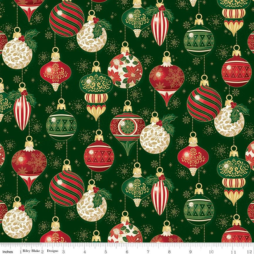 Poinsettias at Christmas 2.5" Rolie Polie, Riley Blake 5-17630-40, 2.5" Precut Red Green Christmas Floral Fabric Strips, Jennifer Bosworth