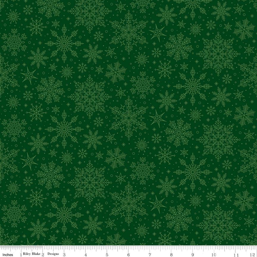 Poinsettias at Christmas 5" Stacker, Riley Blake 5-17630-42, 5" Precut Red Green Christmas Floral Fabric Charm Squares, Jennifer Bosworth
