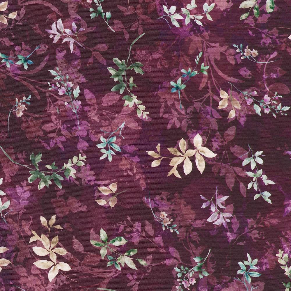 Cider Blossom 2.5" Roll Up, Robert Kaufman RU-1391-40, 2.5" Precut Autumn Fall Floral Fabric Strip Roll, Autumn Floral Jelly Roll