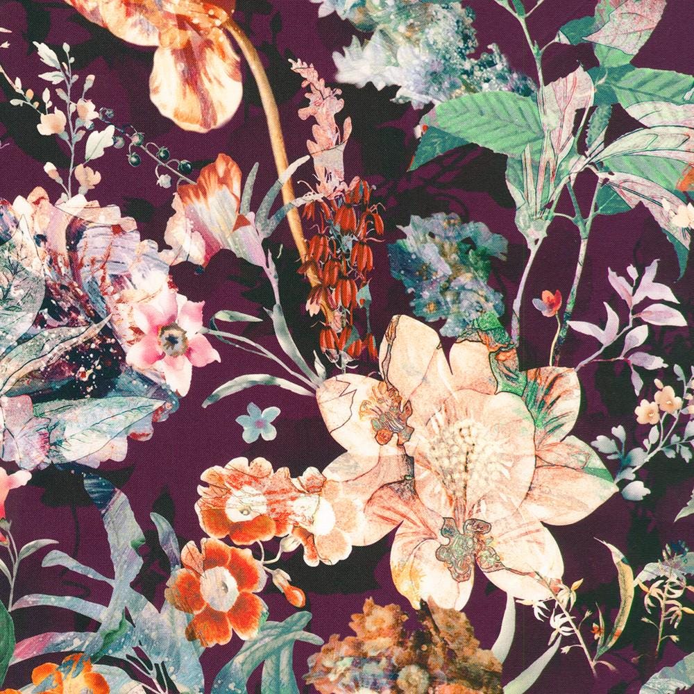 Cider Blossom 2.5" Roll Up, Robert Kaufman RU-1391-40, 2.5" Precut Autumn Fall Floral Fabric Strip Roll, Autumn Floral Jelly Roll