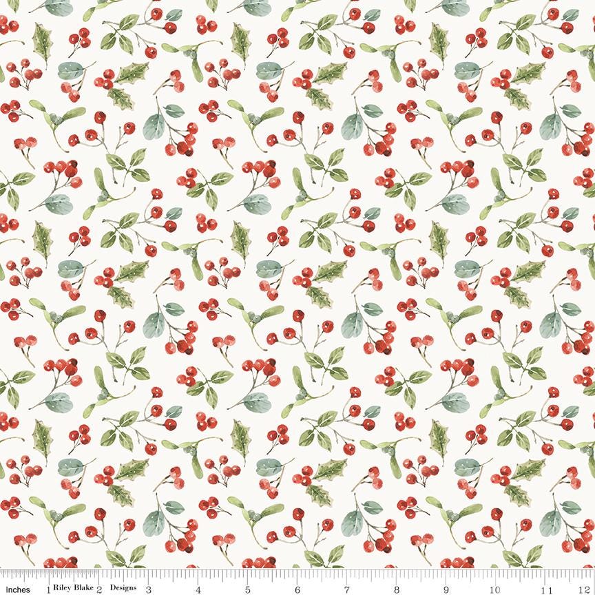 Holiday Spirit 2.5" Rolie Polie, Riley Blake RP-17460-40, 2.5" Precut Red Green Christmas Fabric Strips, Lisa Audit