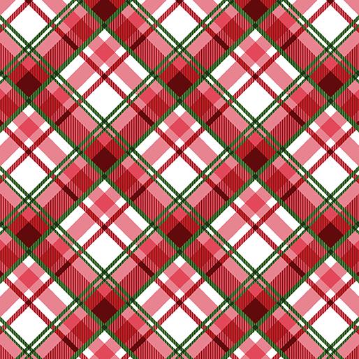 Heartland Holiday 14 Piece Fat Quarter Bundle, Benartex FQHLHPK, Traditional Christmas Xmas Fabric Bundle, Nicole DeCamp