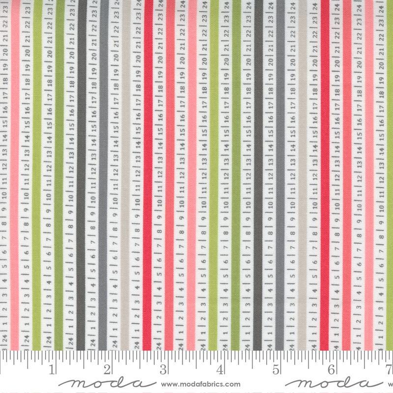 Beautiful Day Charm Pack OOP, Moda 29130PP, 5" Precut Red Pink Green Gray Floral Fabric Squares, Corey Yoder