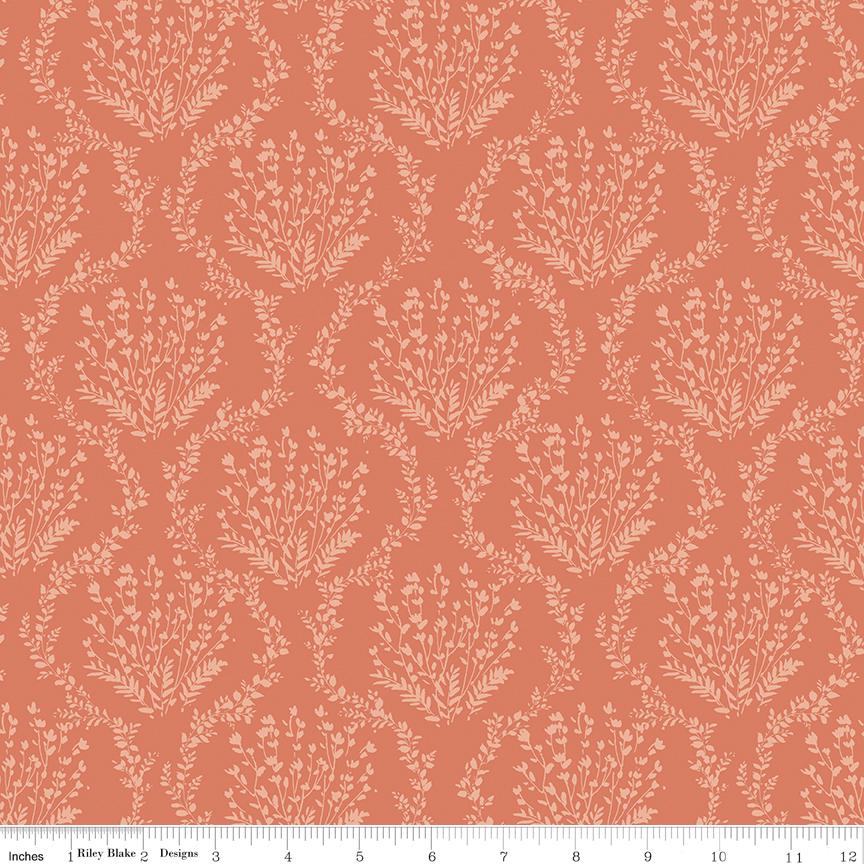 Sketchbook 10" Stacker, Riley Blake 10-17520-42, 10" Precut Pink Blue Yellow Coral Floral Fabric Squares, Lisa Audit
