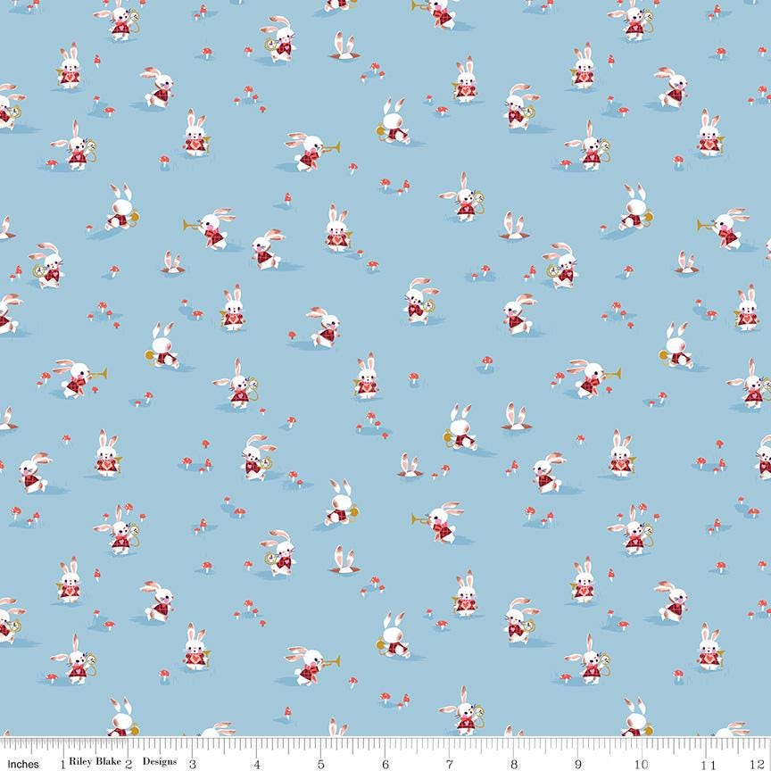 Down the Rabbit Hole 5" Stacker, Riley Blake 5-12940-42, 5" Precut Alice in Wonderland Fairy Tale Charm Pack Fabric Squares, Jill Howarth