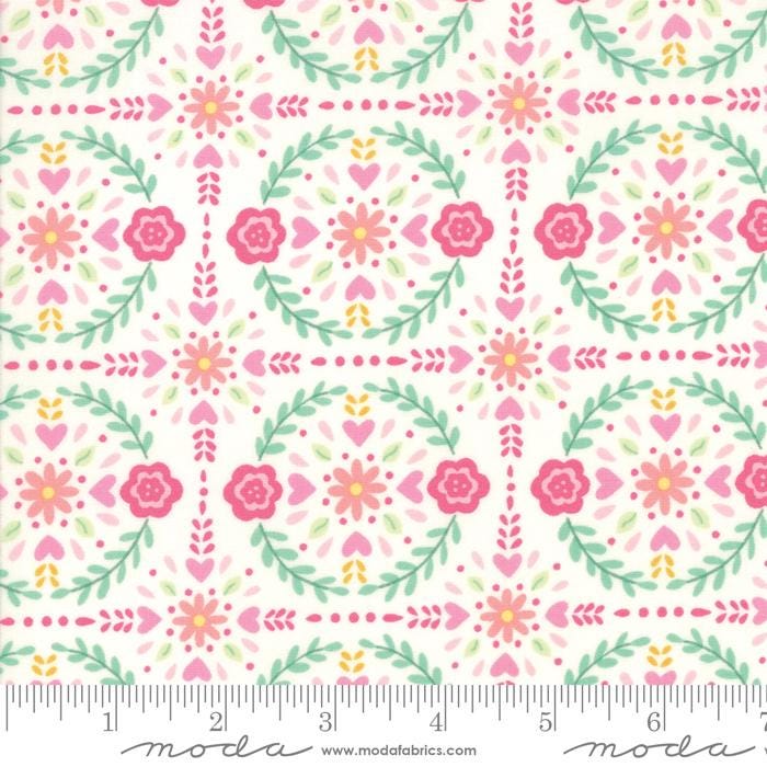 Llama Love 5" Charm Pack OOP, Moda 19920PP, 5" Precut Pink Blue Llama Fabric Squares, Valentine's Day Charm Pack Fabric, Deb Strain