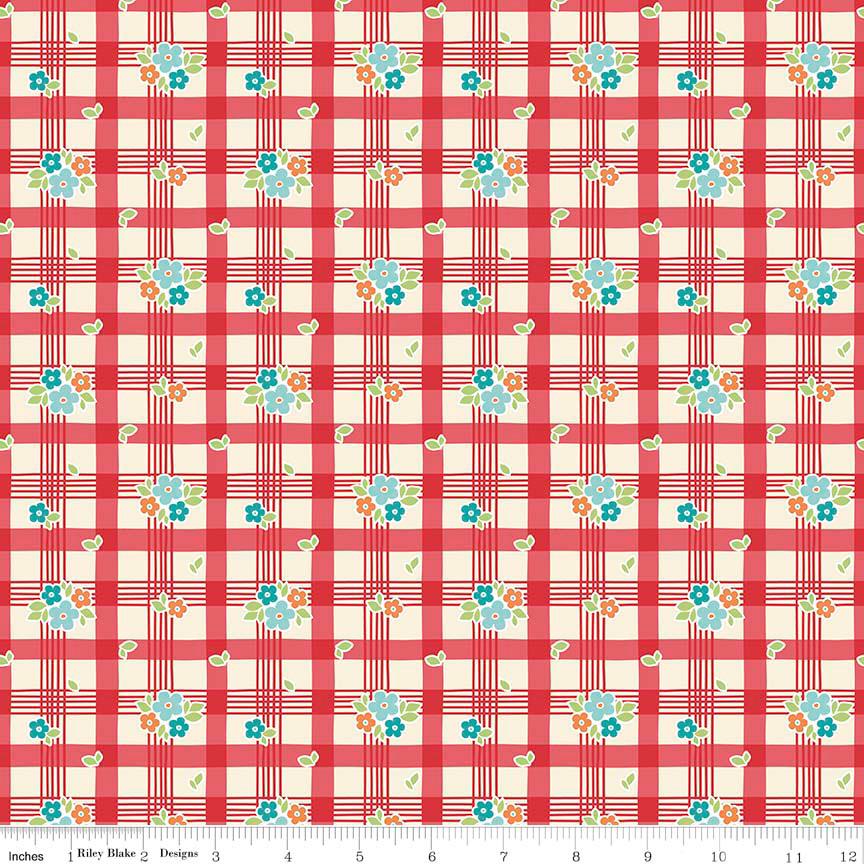 Road Trip 5" Stacker OOP, Riley Blake 5-5620-42, Precut 5" Bears Camping Travel Themed Juvenile Novelty Fabric Squares