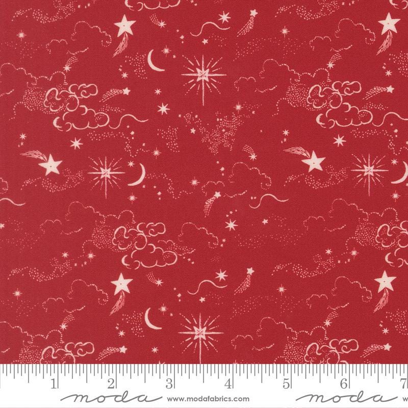 Silent Night 5" Nativity Charm Pack, Moda 40050PP, 5" Precut Traditional Christmas Xmas Fabric Squares, Watercolour Heart
