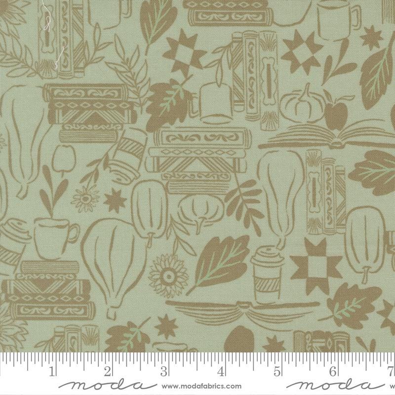 Windfall 5" Autumn Charm Pack, Moda 45650PP, 5" Precut Autumn Fall Floral Fabric Squares, Fancy That Design