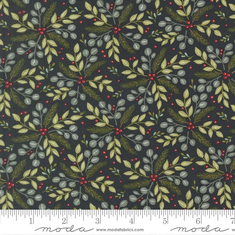 When Snow Falls 5" Charm Pack, Moda 56170PP, 5" Precut Whimsical Cardinals Chickadees Christmas Fabric Squares, Deb Strain