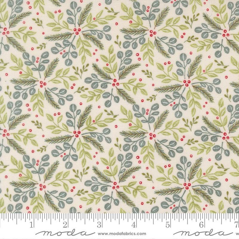When Snow Falls 10" Layer Cake, Moda 56170LC, 10" Precut Traditional Christmas Layer Cake Fabric Squares, Deb Strain