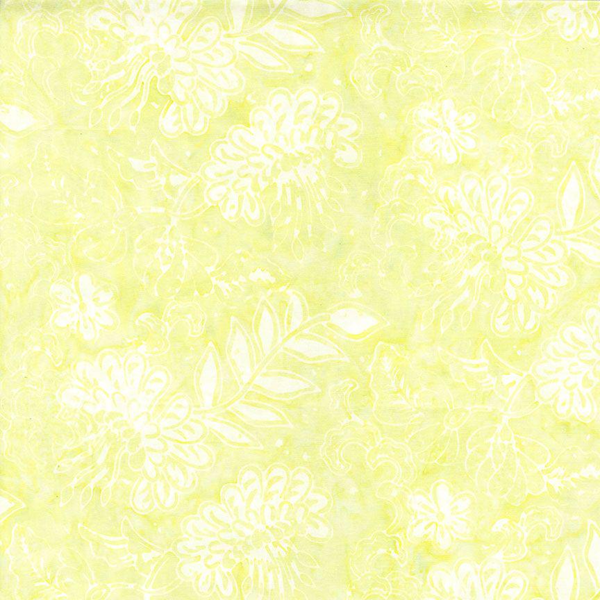 Tonga Lilypad Batik 5" Squares, Timeless Treasures Treat-Mini42 Lilypad, 5" Precut Purple Yellow Green Batik Charm Pack Squares