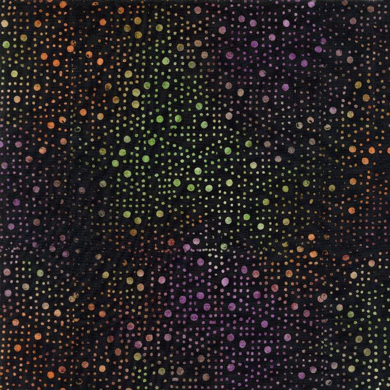 Tonga Raven Batik 5" Squares, Timeless Treasures Treat-Mini42 Raven , 5" Precut Halloween Purple Green Black Orange Batik Charm Pack Squares