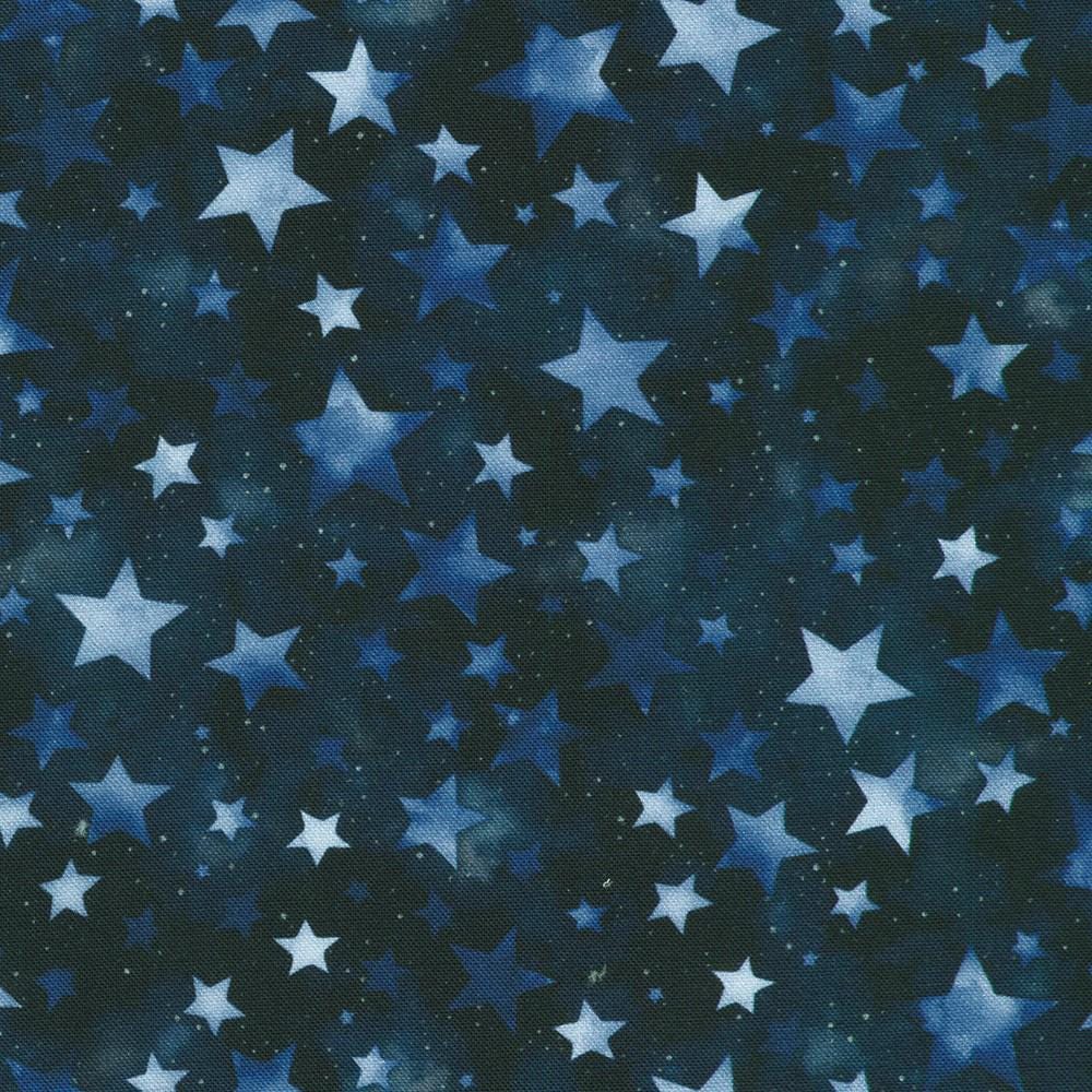 Stars and Stripes 14 Fat Quarter Bundle, Robert Kaufman FQ-2279-14, Modern Bright Christmas Xmas Fabric, 18" x 22" Fat Quarter Yard Cuts