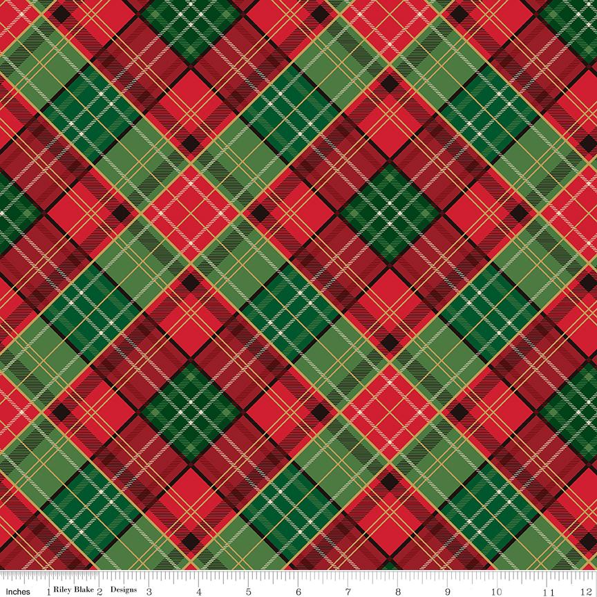 Poinsettias at Christmas 5" Stacker, Riley Blake 5-17630-42, 5" Precut Red Green Christmas Floral Fabric Charm Squares, Jennifer Bosworth