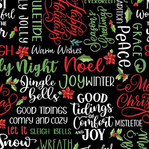 Heartland Holiday 10" Squares, Benartex HLH10PK, 10" Precut Christmas Xmas Layer Cake Fabric Squares, Nicole DeCamp