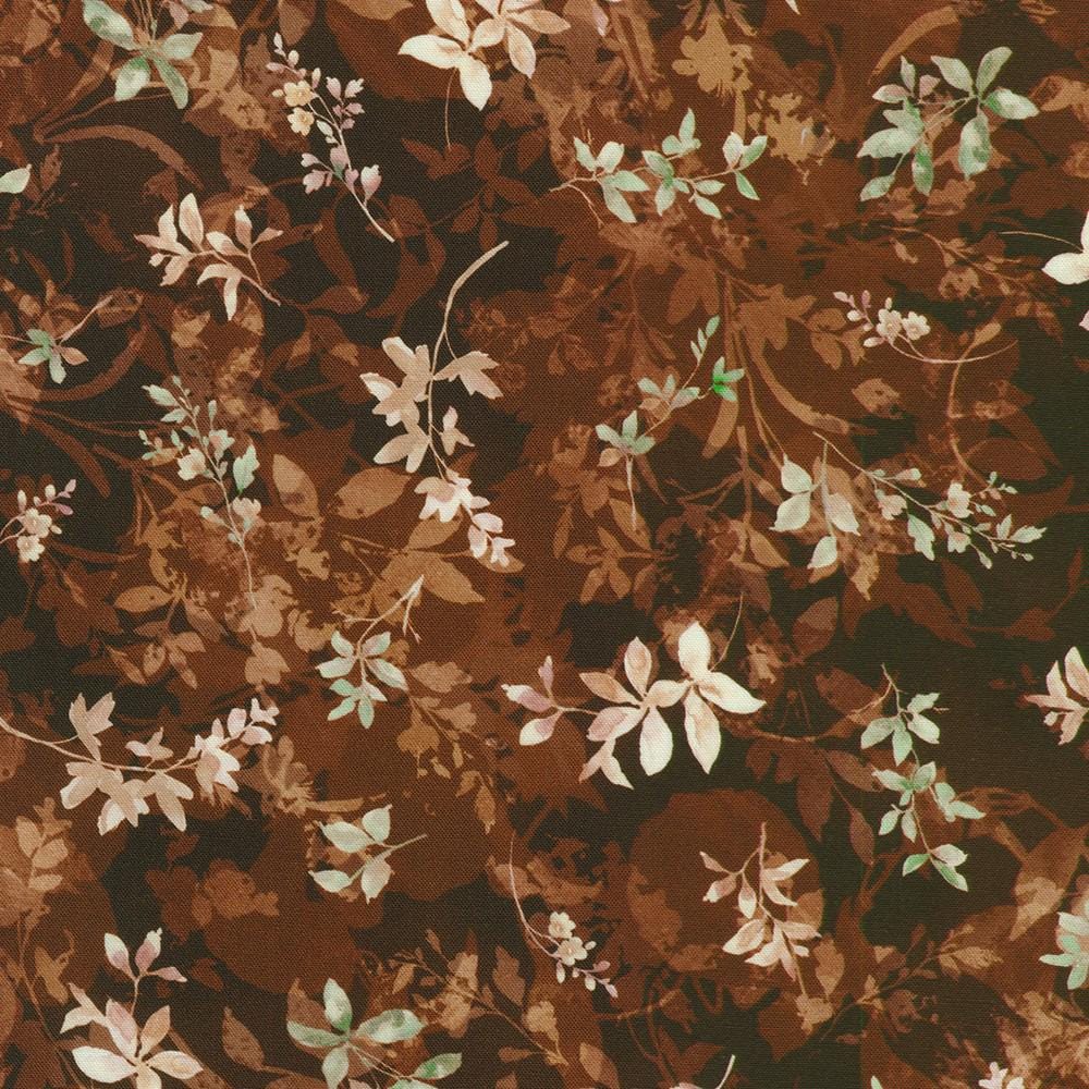 Cider Blossom 2.5" Roll Up, Robert Kaufman RU-1391-40, 2.5" Precut Autumn Fall Floral Fabric Strip Roll, Autumn Floral Jelly Roll