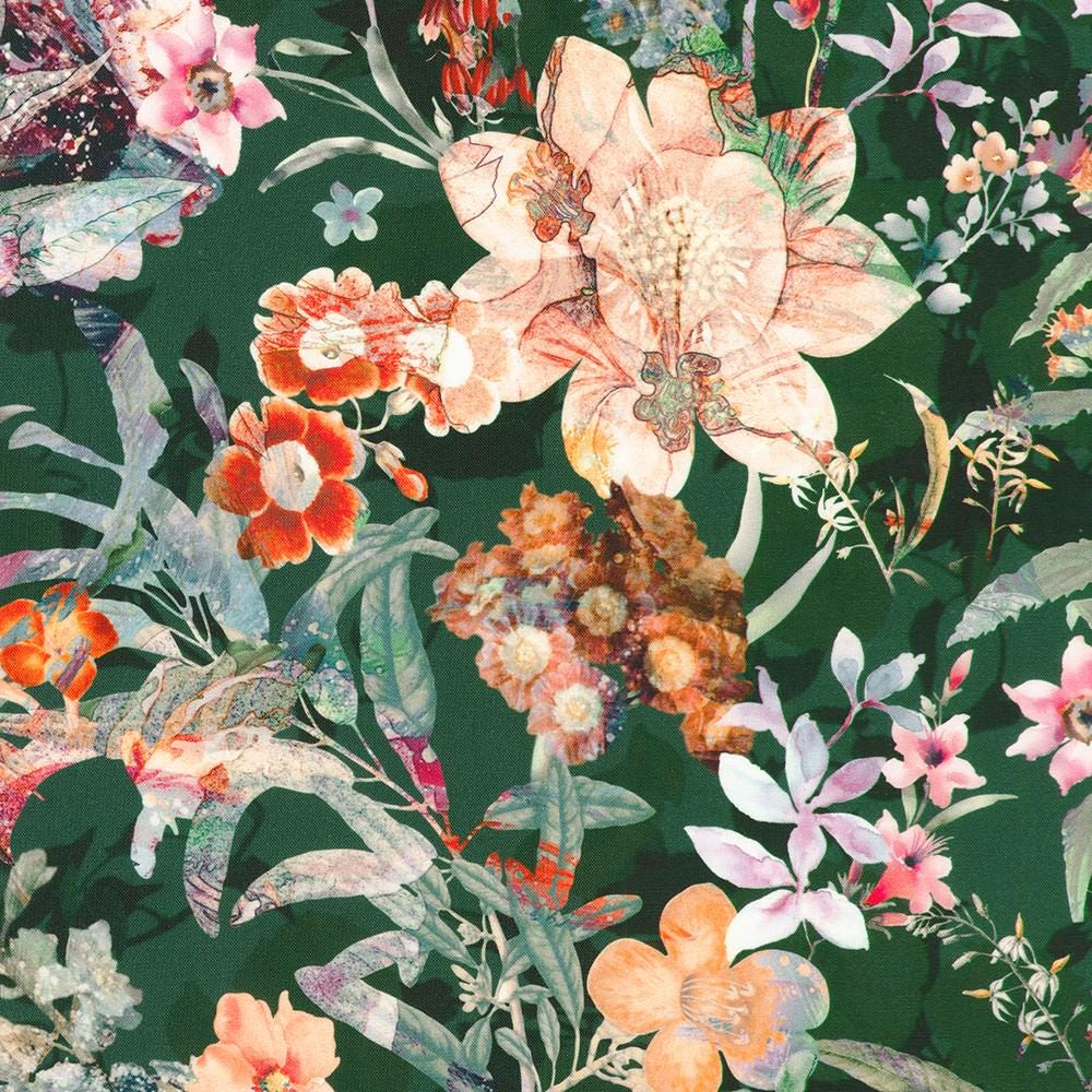 Cider Blossom 2.5" Roll Up, Robert Kaufman RU-1391-40, 2.5" Precut Autumn Fall Floral Fabric Strip Roll, Autumn Floral Jelly Roll