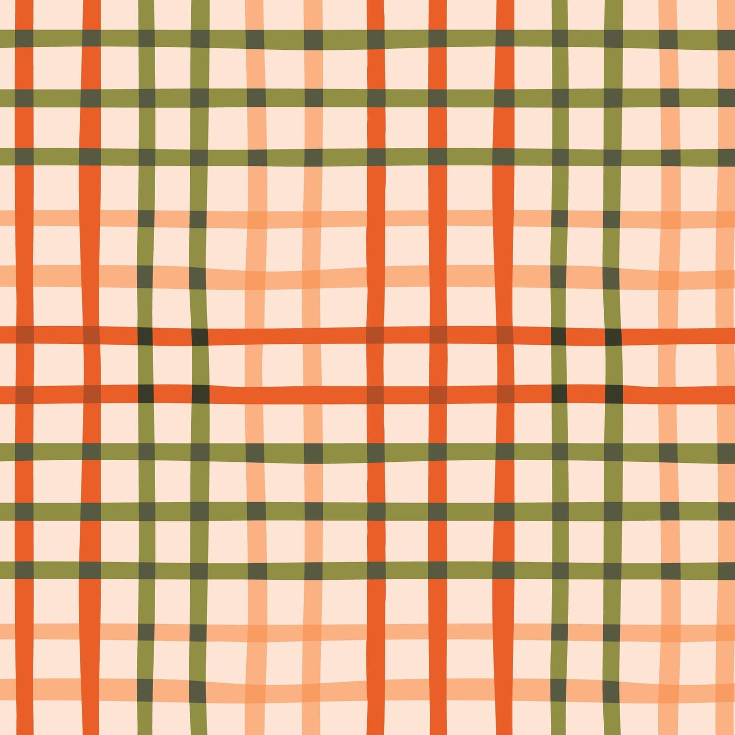 Crimson and Evergreen 5" Fabric Squares, Cloud9 Fabrics 600477, 5" Precut Red Orange Green White Black Floral Quilt Fabric Squares