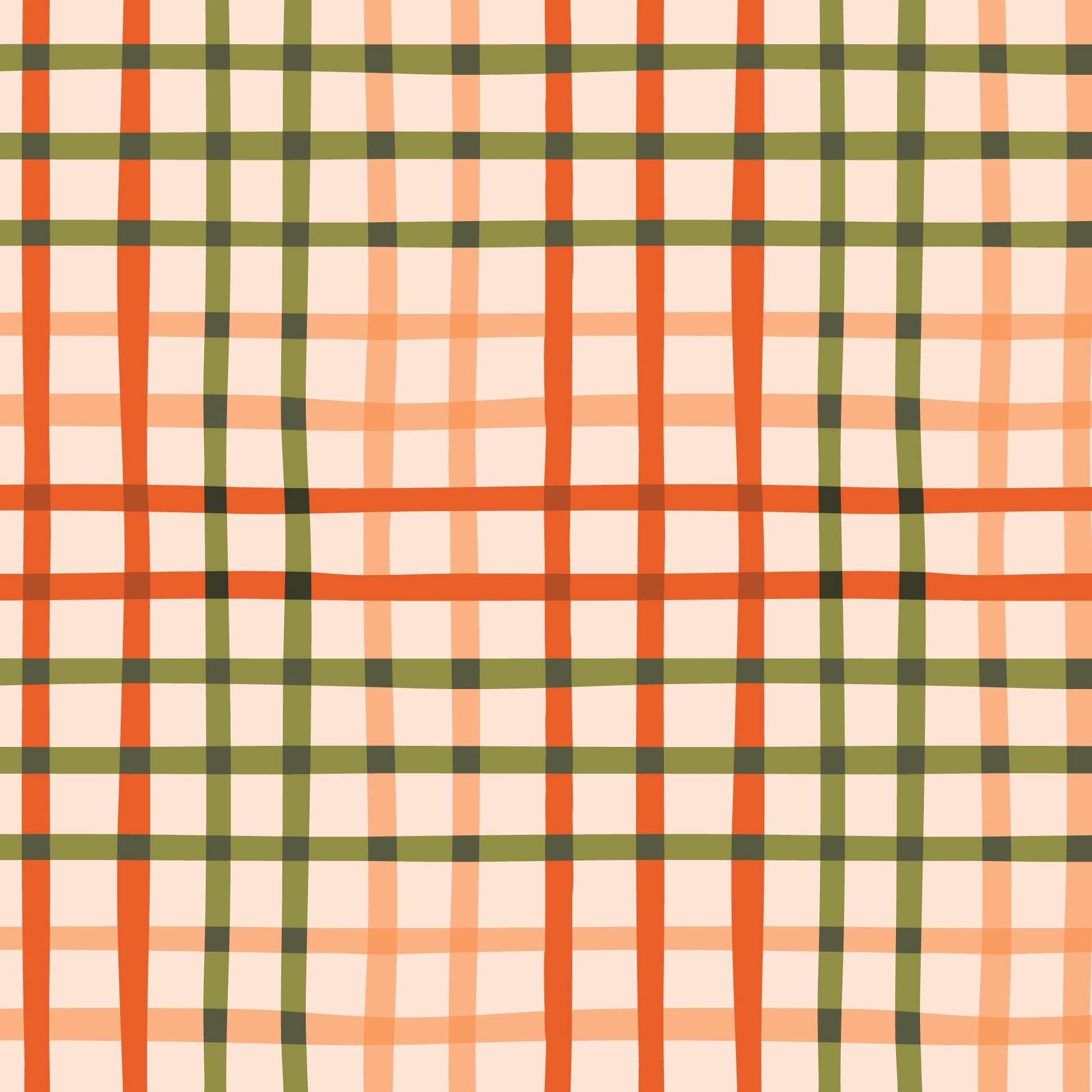 Crimson and Evergreen 5" Fabric Squares, Cloud9 Fabrics 600477, 5" Precut Red Orange Green White Black Floral Quilt Fabric Squares