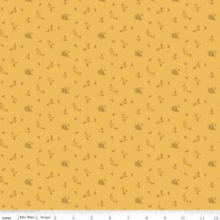 Bountiful Rolie Polie, Riley Blake RP-17860-40, 2.5" Precut Brown Gold Orange Green Autumn Fall Floral Fabric Strips, Sandy Gervais